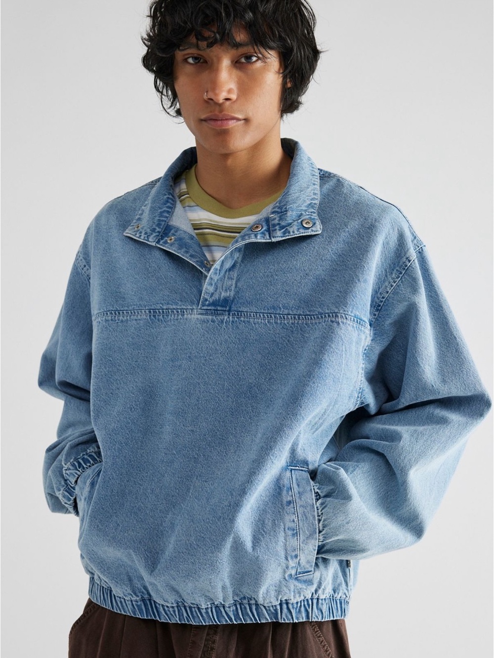 NWOT - BDG popover anorak denim jacket